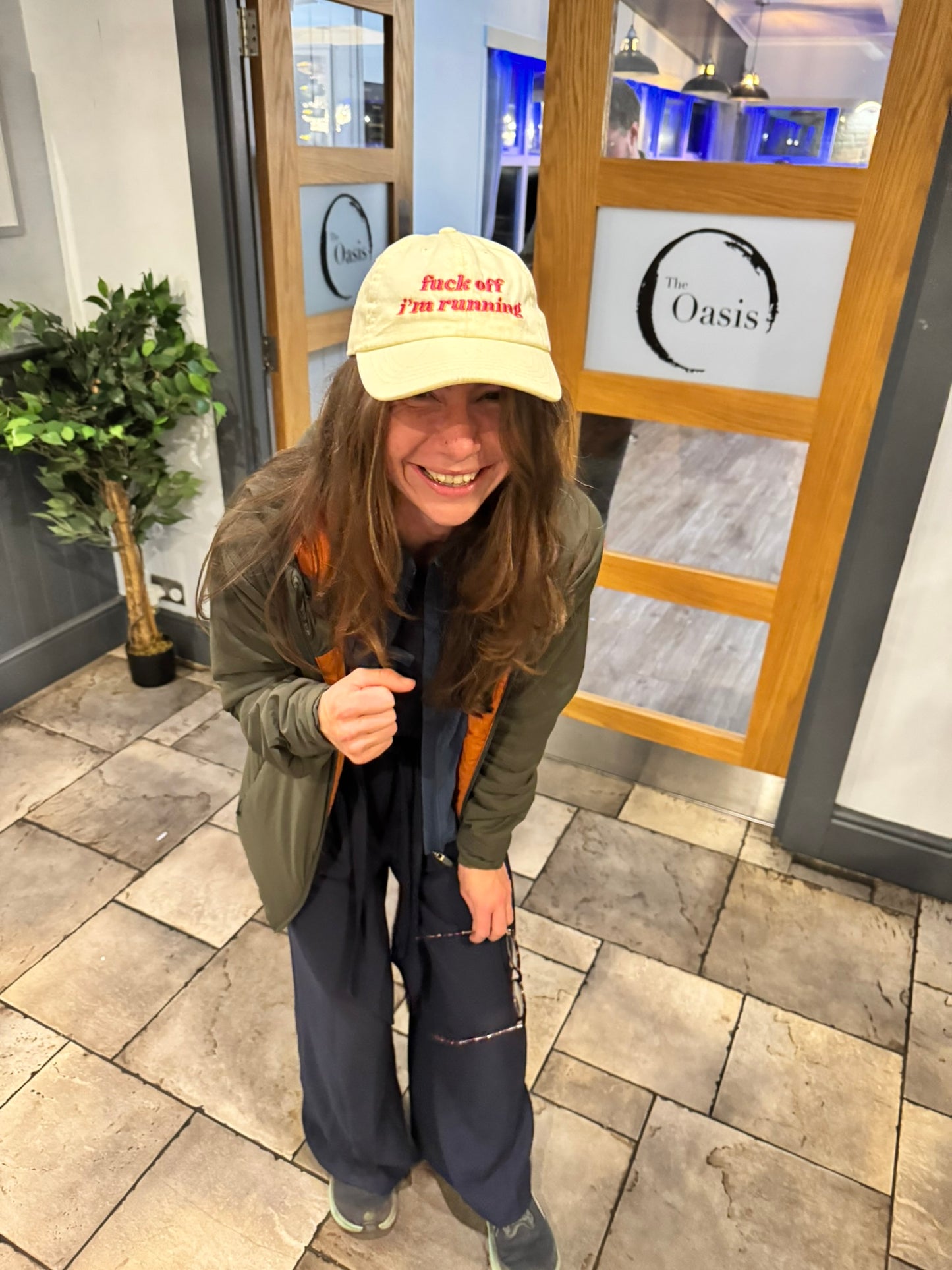 BOLDLI “fuck off, i’m running” Baseball Hat